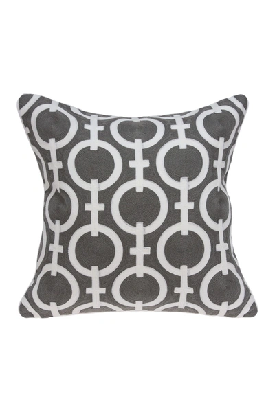 Parkland Collection Rounder Transitional Pillow In Grey