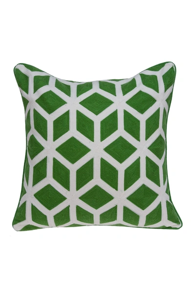 Parkland Collection Panna Transitional Pillow In Green