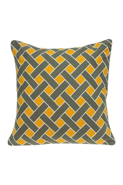 Parkland Collection Kain Transitional Pillow In Grey