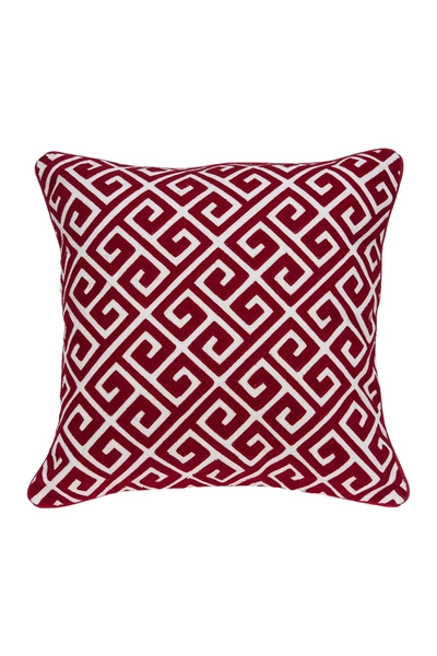 Parkland Collection Trix Transitional Pillow In Red