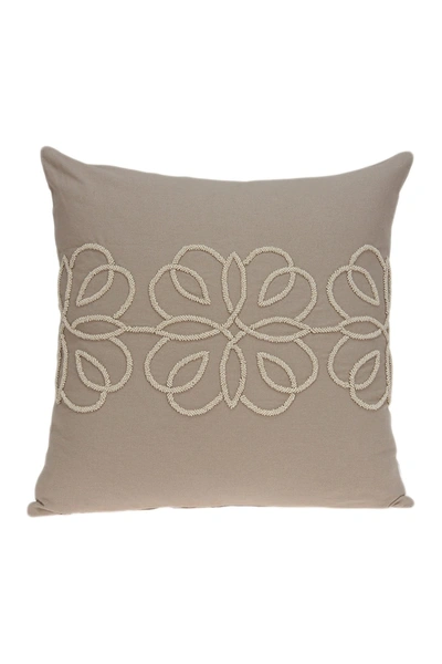 Shop Parkland Collection Sutra Transitional Pillow In Tan