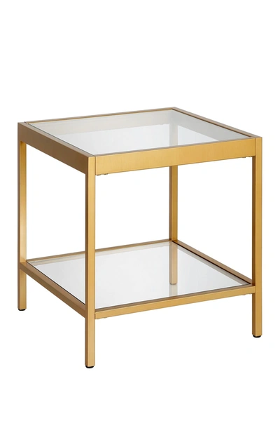 Shop Addison And Lane Alexis Brass Finish Side Table
