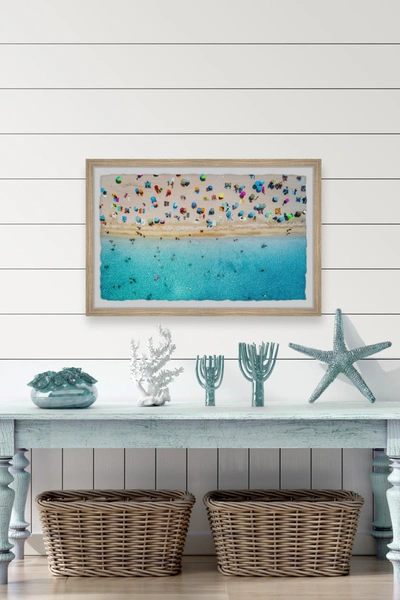 Shop Marmont Hill Inc. Hectic Beach Wall Art In Multi