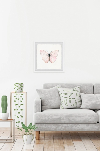 Shop Marmont Hill Inc. Translucent Pink Wings Wall Art In Multi