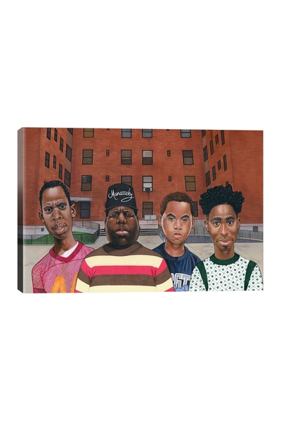 Shop Icanvas Boyz N Da Hood (hip-hop Legends) By Manasseh Johnson Wall Art In Multi