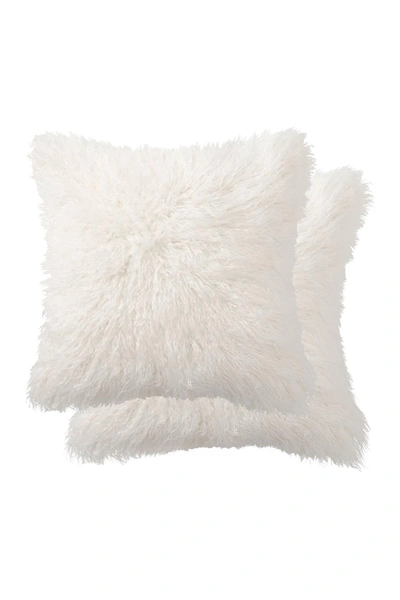 Shop Luxe Belton Faux Fur Pillow