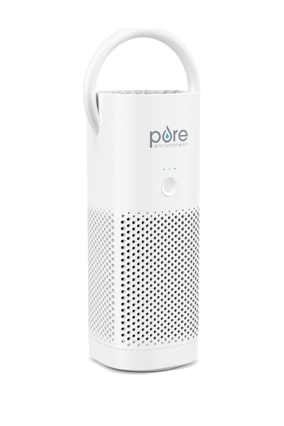 Shop Pure Enrichment Purezone Mini Portable True Hepa Air Purifier In White