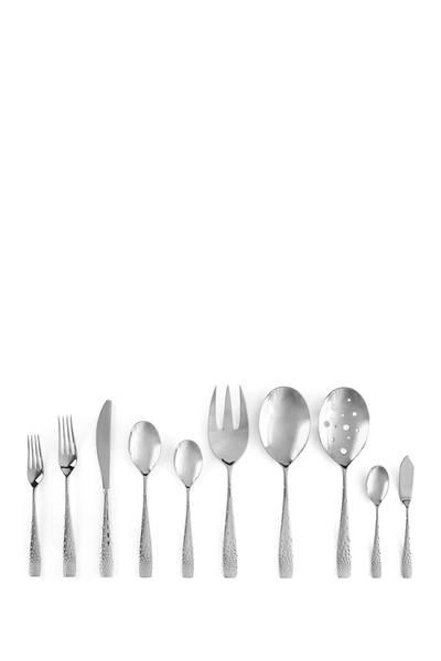Shop Nambe Dazzle Stainless Steel 45-piece Flatware Set In Silver