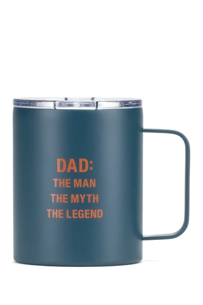 Shop About Face Designs The Legend Insulated Mug In Light Blue