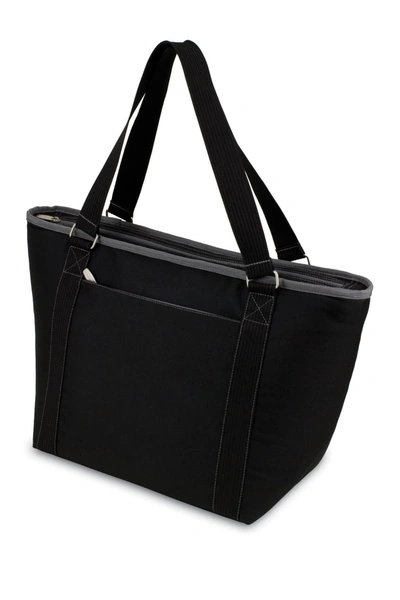 Shop Picnic Time Topanga Cooler Tote Bag In Black