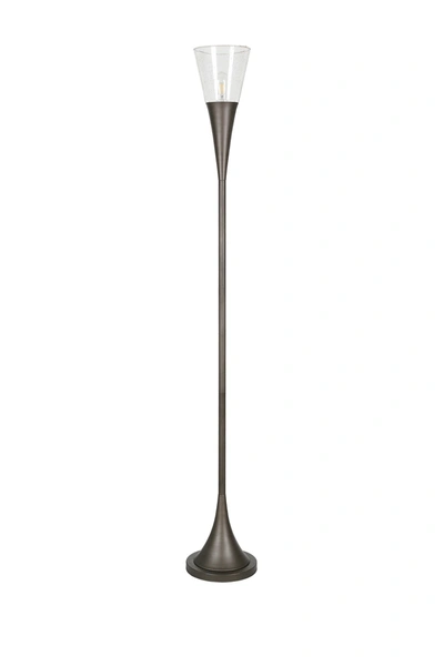 Shop Addison And Lane Moura Torchier Floor Lamp In Silver