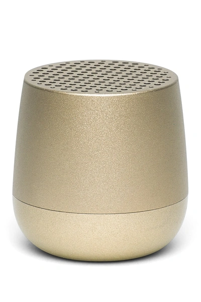 Shop Lexon 3w Portable Bluetooth® Speaker & Mini Led Lamp In Soft Gold