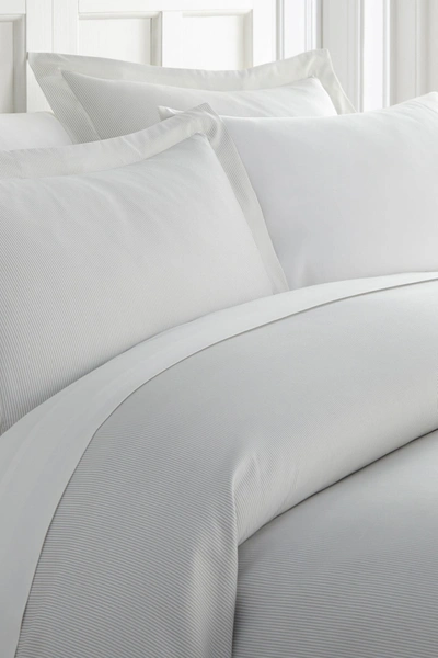 Ienjoy Home Home Spun Enhance And Improve Your Bedroom 3-piece Duvet Cover Set In Light Gray
