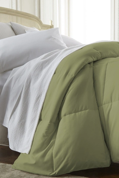 Shop Ienjoy Home Homespun All Season Premium Down Alternative Solid Comforter In Sage