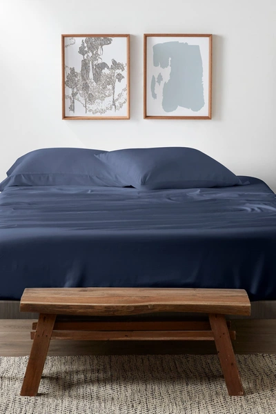 Shop Ienjoy Home Homespun Premium 4-piece Luxury Bed Sheet Set In Navy