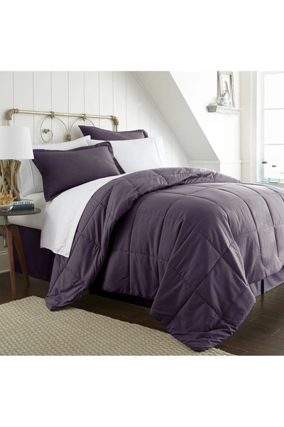 Shop Ienjoy Home Homespun Home Spun Premium 8-piece Bed In A Bag In Purple