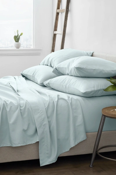 Shop Ienjoy Home Premium Ultra Soft 6 Piece Microfiber Solid Sheet Set In Mint