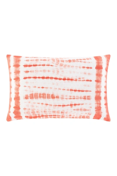 Shop Surya Home Suji Pillow Cover In Burnt Orange/ White