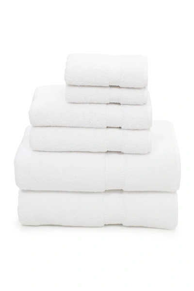 Linum Home Sinemis Terry 6-piece Towel Set In White