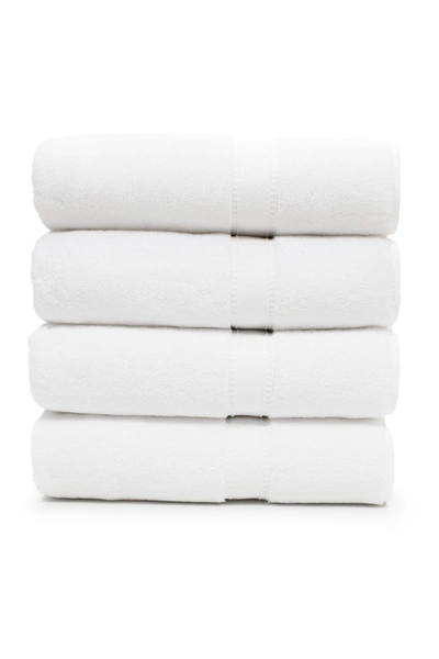 Linum Home Sinemis Terry 4-piece Bath Towel Set In White