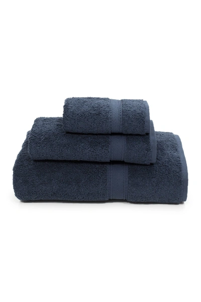 Linum Home Sinemis Terry 3-piece Towel Set In Navy