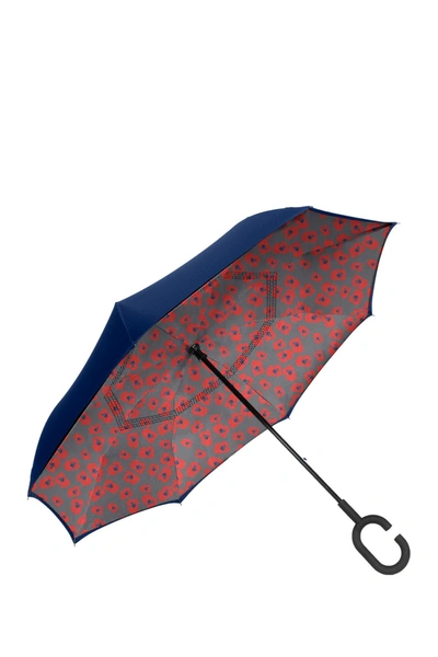 Shop Shedrain Unbelievabrella Reversible Umbrella In Nord Ind/inga