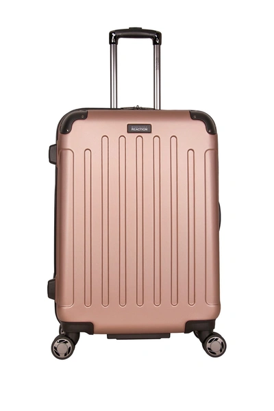Shop Kenneth Cole Reaction Renegade 24" Lightweight Hardside Expandable Spinner Luggage In Rose Gold