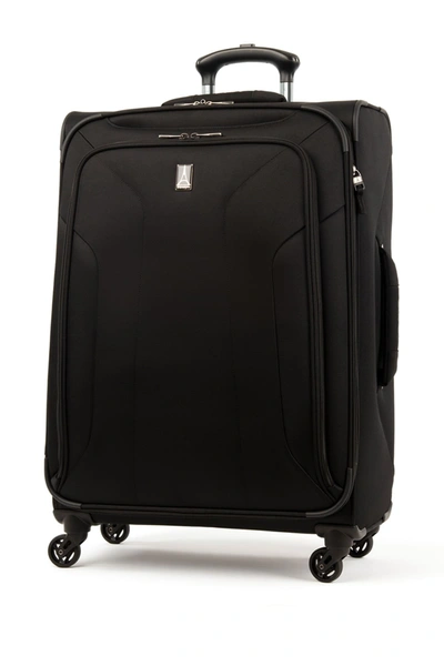 Shop Travelpro Pilot Air™ Elite 25" Expandable Medium Checked Spinner Luggage In Black