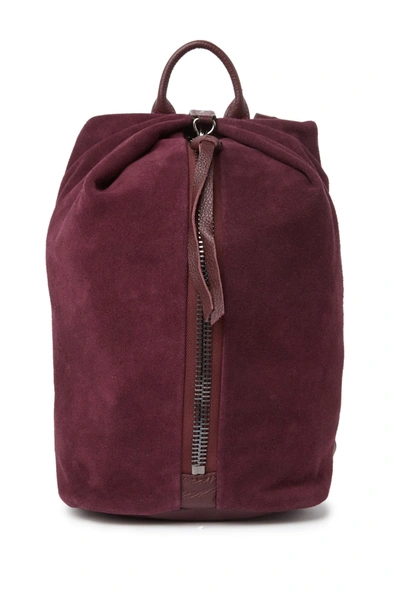 Shop Aimee Kestenberg Tamitha Leather Backpack In Vino Suede