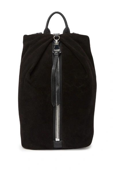 Shop Aimee Kestenberg Tamitha Leather Backpack In Black Suede