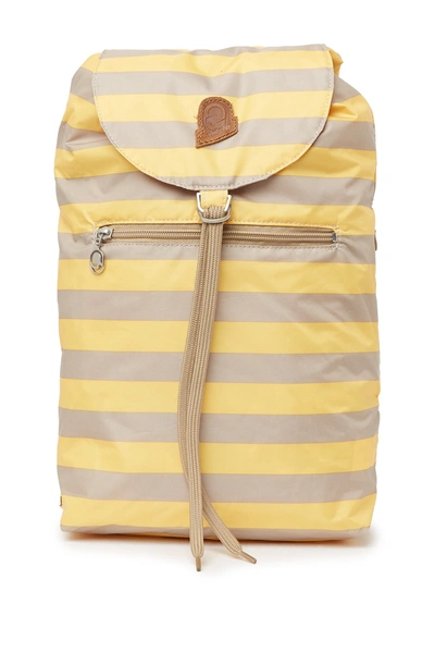 Shop Invicta Stripe Minisac Heritage Backpack In Bg8 Yellow