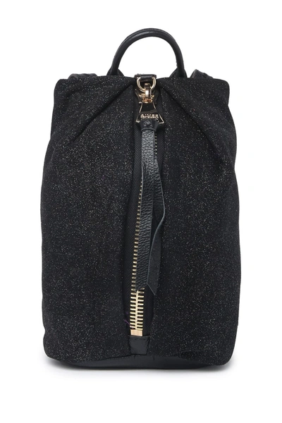 Shop Aimee Kestenberg Tamitha Mini Leather Backpack In Glitter Suede