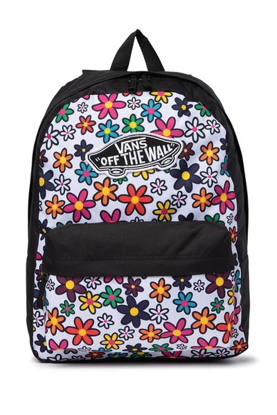 Vans Realm Floral Print Backpack In Stacked Fl | ModeSens