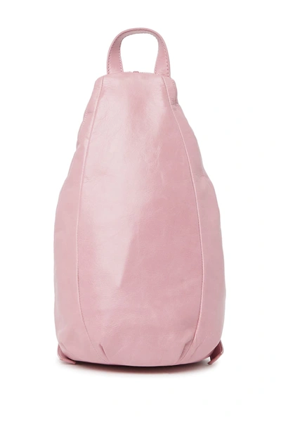 Shop Hobo Kiley Leather Backpack In Lilac