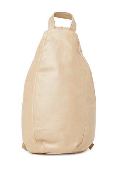 Shop Hobo Kiley Leather Backpack In Parchment