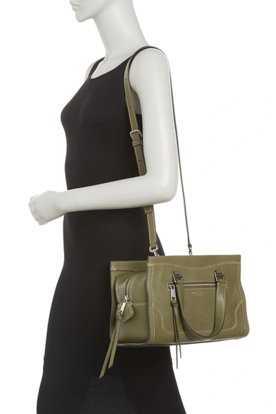 Shop Marc Jacobs Cruiser Leather Satchel In Caper