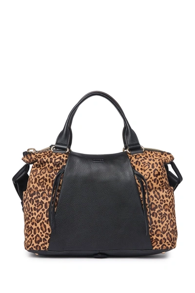 Shop Aimee Kestenberg Tamitha Satchel Bag In Small Leopard Hairca