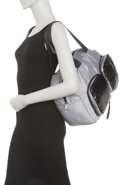 Shop Aimee Kestenberg Packable Tote In Grey Nylon