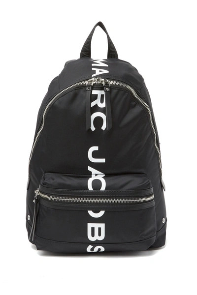 Shop Marc Jacobs Suspiria Logo Print Backpack In Black