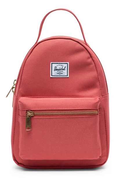 Shop Herschel Supply Co Nova Mini Backpack In Mineral Red