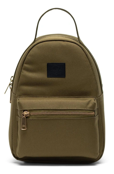 Shop Herschel Supply Co Mini Nova Backpack In Khaki Green