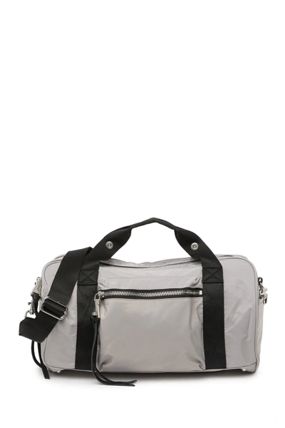 Shop Aimee Kestenberg On The Go Medium Duffle Bag In Grey Nylon