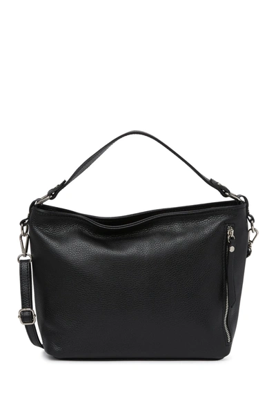 Shop Giulia Massari Leather Shoulder Bag In Black