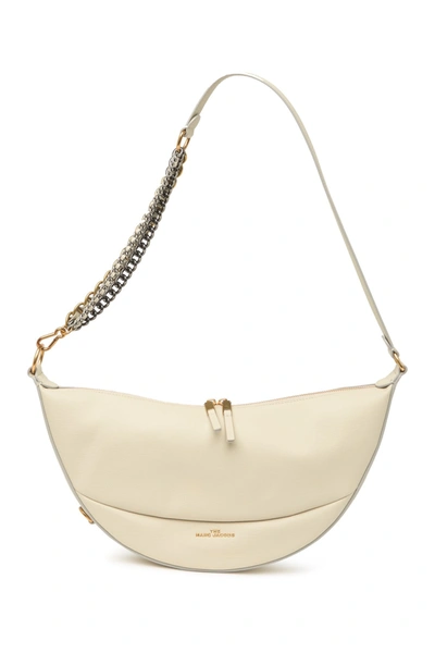 Shop The Marc Jacobs The Eclipse Moon Shoulder Bag In Oatmilk