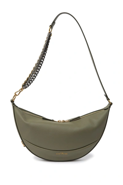 Shop The Marc Jacobs The Eclipse Moon Shoulder Bag In Cactus Green