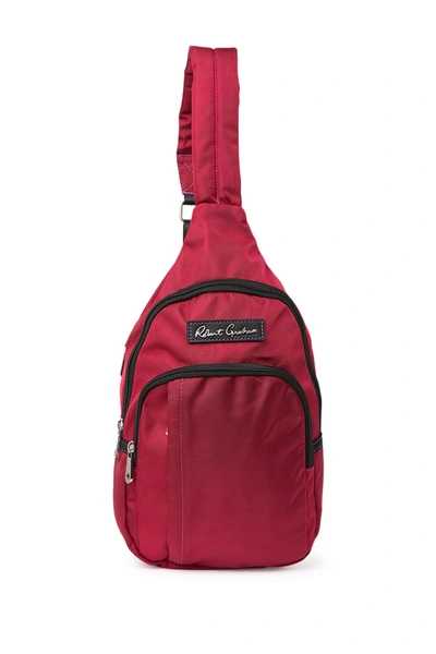 Shop Robert Graham Raines Sling Backpack In Red