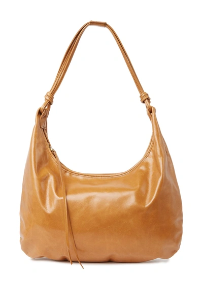 Shop Hobo Illumin Leather  Bag In Honey