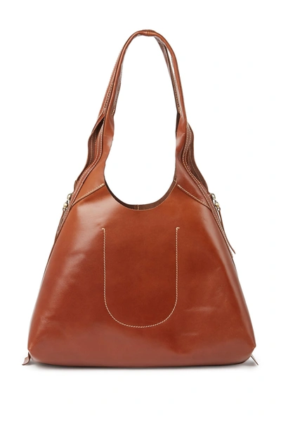 Shop Hobo Believer Leather  Bag In Brown