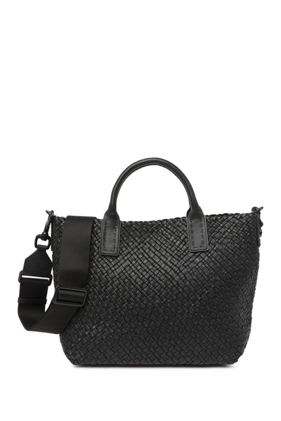 Etienne Aigner Eitenne Aigner Irene Woven Leather Tote In Black | ModeSens