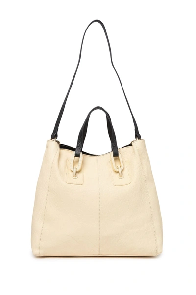 Shop Vince Camuto Telma Leather Tote In Jasmine